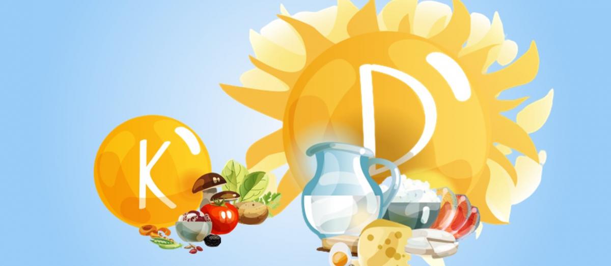 Vitamin D a K