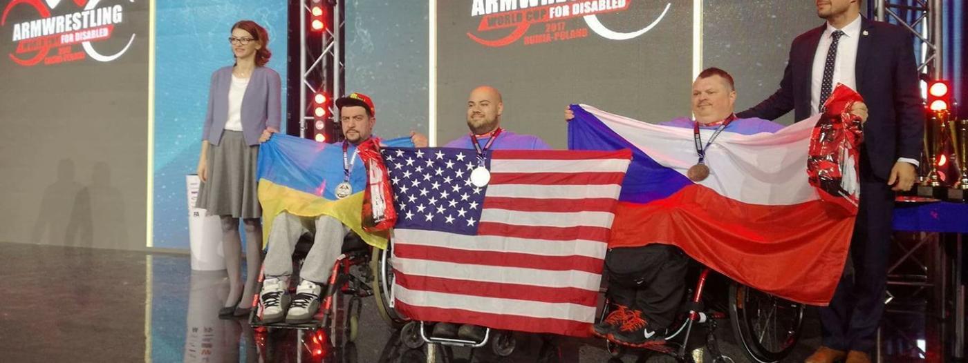 Lukáš Práchenský – armwrestler na vozíku